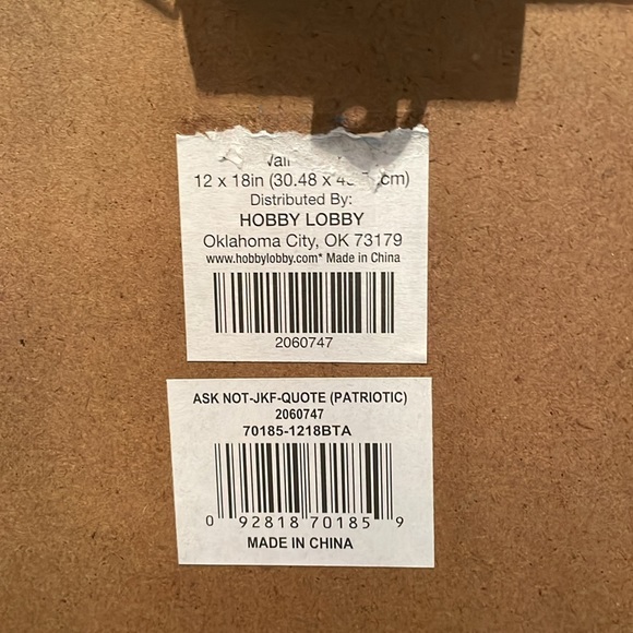 Wall Decor: Ask not by John F. Kennedy - Picture 7 of 7